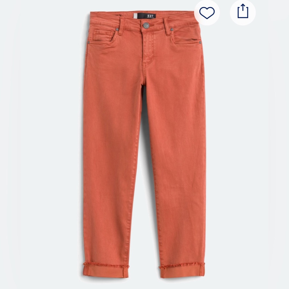 Kut from the cloth Amy crop straight leg jeans